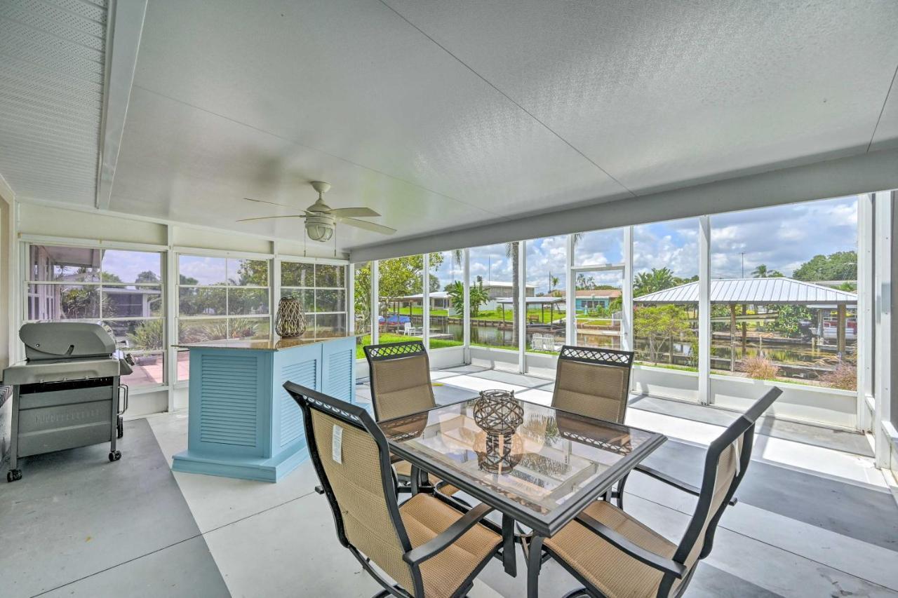 Waterfront Lake Placid Escape With Dock And Lanai Exterior photo
