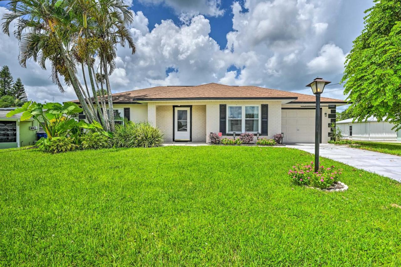 Waterfront Lake Placid Escape With Dock And Lanai Exterior photo
