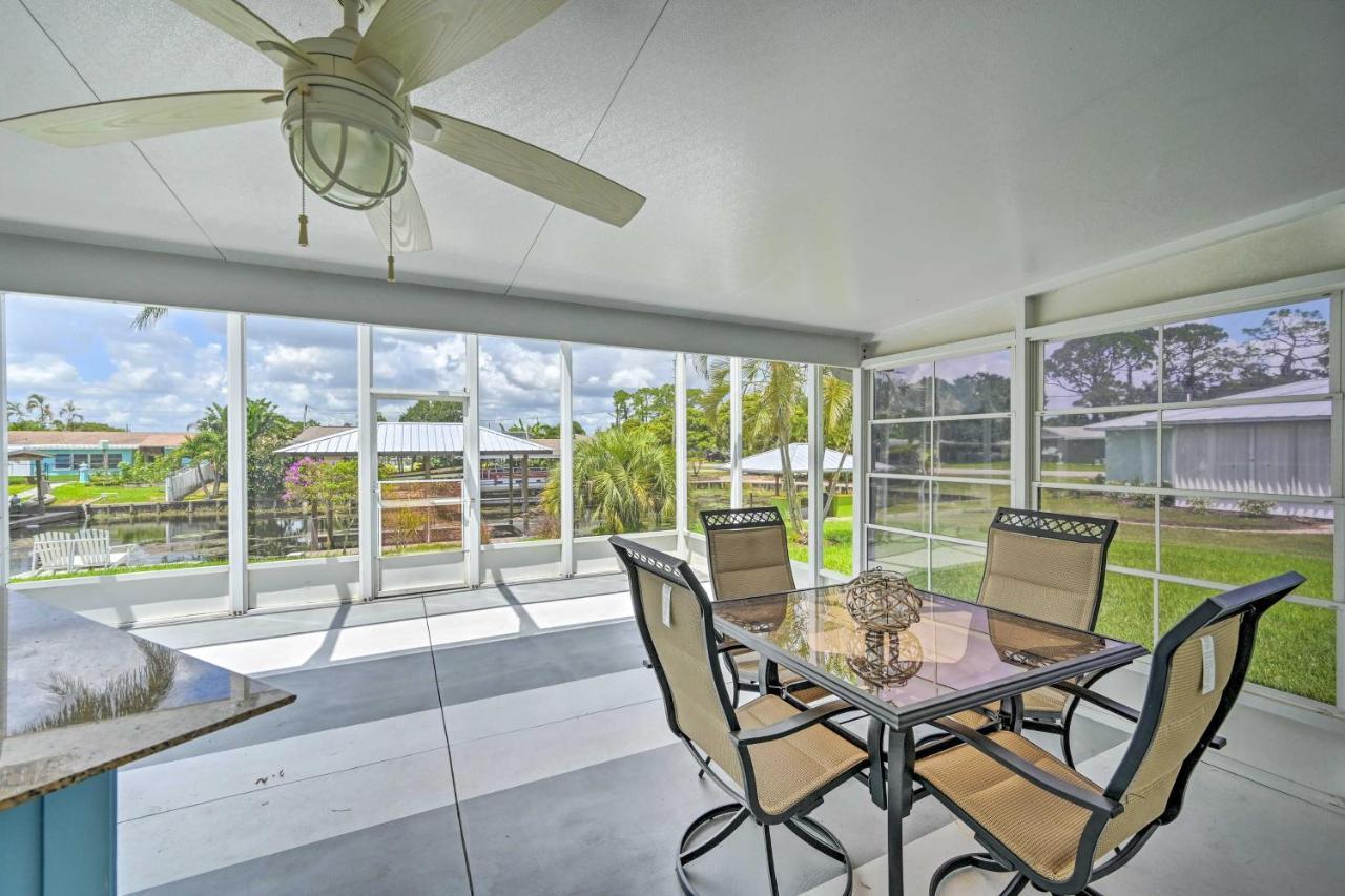 Waterfront Lake Placid Escape With Dock And Lanai Exterior photo